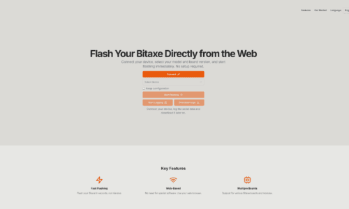 How to Use the Bitaxe Web Flasher