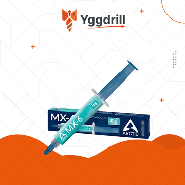 Arctic MX 6 thermal paste 8g syringe for CPU GPU and crypto miner cooling